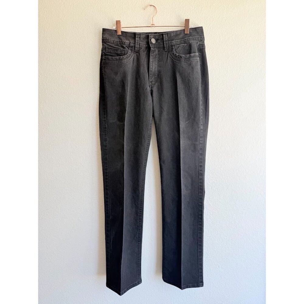 Vintage Riders by Lee Bootcut Mid Rise Denim Trousers in Gray Black size 10
